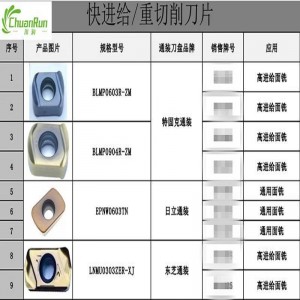 무거운 절단 인서트